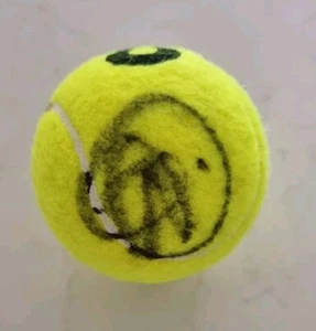 Novak Djokovic Signed Autographed Tennis Ball Australian Open Dunlop LAI COA - Picture 1 of 6