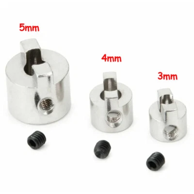 1/5/10 Stück Edelstahl Drive Dogs - für 3mm 4mm 5mm Propeller RC Boot Welle - Bild 1 von 4