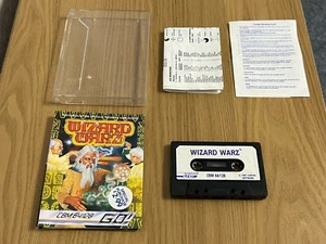 GO! Wizard Warz 1987 Commodore 64 Cassette - Working -👽👾Retro Gift Idea👾👽 - Zdjęcie 1 z 12