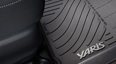 OEM Toyota Yaris Hatchback 2015-2016 All Weather Rubber Floor Mats 4pc - Image 1 of 1