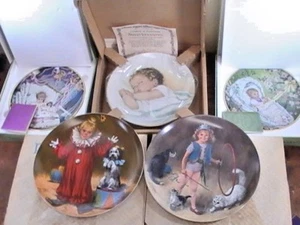 5 Vintage Collector Plates 2 Kaiser Neubacher 1 Bessie P. Gutmann 2 Mc Celland's - Picture 1 of 10
