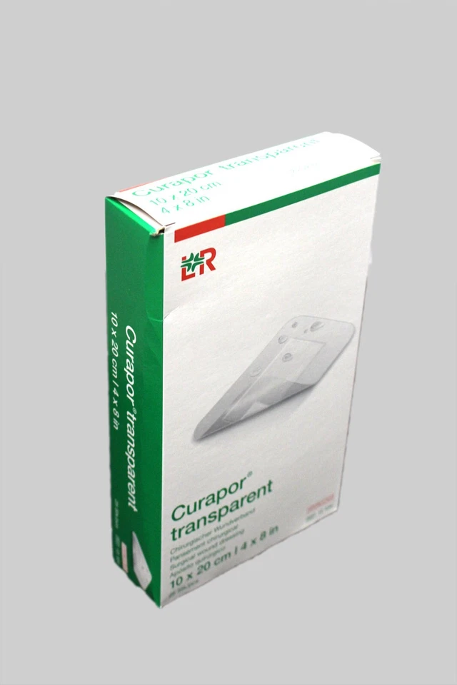 LOHMANN & RAUSCHER GMBH CURAPOR transparent Wundverband steril 10 x 20 cm (25 Stück) Pflaster REF 13104
