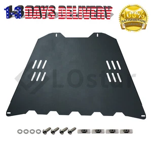 Catalytic Converter Protection Shield Black For 2007-2021 Toyota Tundra Sequoia - Picture 1 of 6