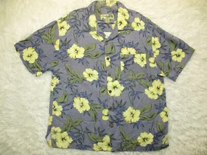 Havana Jack's Cafe Hawaiian Shirt Men's Size L Large Button Up Short Sleeve - Picture 1 of 12