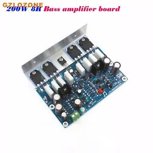 Ultra Low Distortion Mono Bass Power Amplifier Board 200W 8ohm Amp (B6-52) - Picture 1 of 3