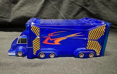 Mecard Launch Rail Transforming Vehicle Truck Blue 5" 2017 Choirock Mattel - Image 1 of 4