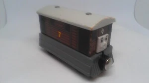 Toby Tram Car Thomas the Train Wooden Railway Tank Engine Friends #7 WORN - Picture 1 of 6