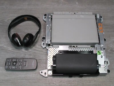 07-09 LEXUS LS600h LS460 REAR ROOF TV DISPLAY MONITOR W REMOTE & HEADPHONES OEM - Image 1 of 4