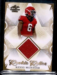 2023 Leaf Trinity Rookie Relics Kenny McIntosh RC Patch Georgia Bulldogs #59 - Picture 1 of 2