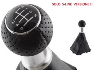 POMELLO LEVA CAMBIO 6+R PER AUDI A4 B6 (SOLO S-Line !! ) 00-04 A4 B7 04-08 - Imagen 1 de 12