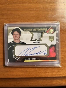 2021-22 Upper Deck SPx Alex Turcotte Rookie Auto Patch /25 LA Kings - Picture 1 of 2