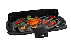 BARBACOA ELECTRICA SIN HUMO PARRILLA GRILL 2000W 2 NIVELES PORTABLE - Imagen 1 de 7