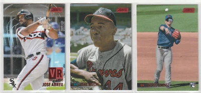 2021 STADIUM CLUB RED FOIL UPICK JUDGE POSEY GRIFFEY HENDERSON BELLINGER BRYANT - Image 1 of 4