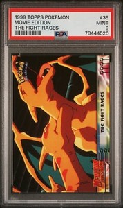 1999 Topps Pokemon The Movie Edition The Fight Rages Non Holo #35 – PSA 9 (MINT)