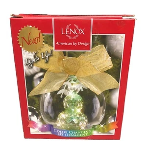 Lenox Wunderkugel Weihnachten Schneemann Ornament Glas nicht getestet * Urlaub - Bild 1 von 7