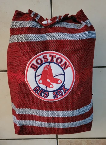 MLB Boston RED SOX Mexican backpack handmade aztec tote bag Cover