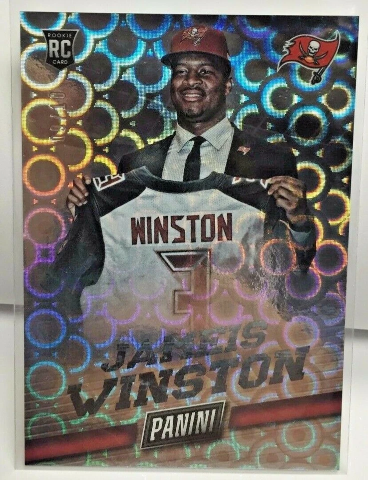 Jameis Winston 2015 Panini Fathers Day Promo PYRAMIDS Parallel RC #d 9/10 - BUCS - Image 1 of 1