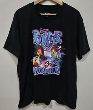 2001 Bratz World Tour T Shirt Black Mens Medium Oversized