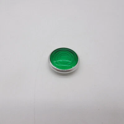 Glas Kontrollleuchte grün KR51 SR4 AWO RT RT125 BK350 MZ IFA Alu Fassung Ø16mm  - Bild 1 von 2