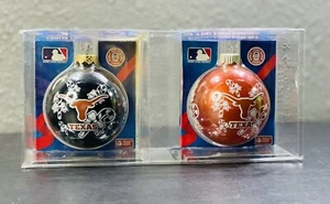 Topperscot University of Texas Christmas Ornaments Sports Collectors - 2 Pack - Picture 1 of 3