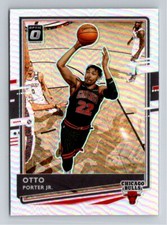 Otto Porter Jr. 2021 Donruss Optic Silver Holo Prizm Card No. 80 Bulls Warriors