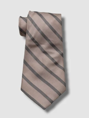 $70 Claiborne Hombre Rosa Gris Rayas Cuello-Corbata Talla 58 x 3.75 Foto 1 de 4