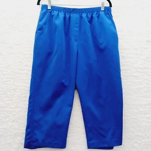 Caprihose Größe 14P blau minimalistisch Freizeit Core Resortwear Küste Oma Y2K - Bild 1 von 12