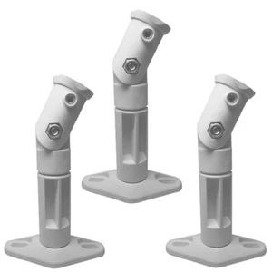 White - 3 Pack Lot - Universal Wall or Ceiling Speaker Mounts Brackets fits BOSE - Picture 1 of 1