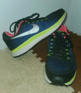 Nike Air Zoom Pegasus 34 Youth Size 5Y Athletic Shoes Blue 881953-005 *Fast ship - Imagen 1 de 8