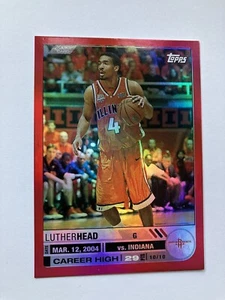 2005-06 Topps Big Game #124 Luther Head Red 79/99 - Picture 1 of 2