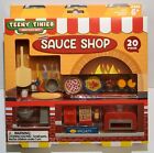Teeny Tinies Mini Pizza Sauce Shop 20-teiliges Spielset - Puppenfutter im Maßstab 1:6