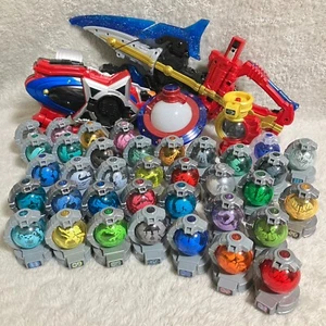 BANDAI DX Power Rangers Morphers Kyuranger Seiza Blaster Weapon Kyutama Set - Picture 1 of 17