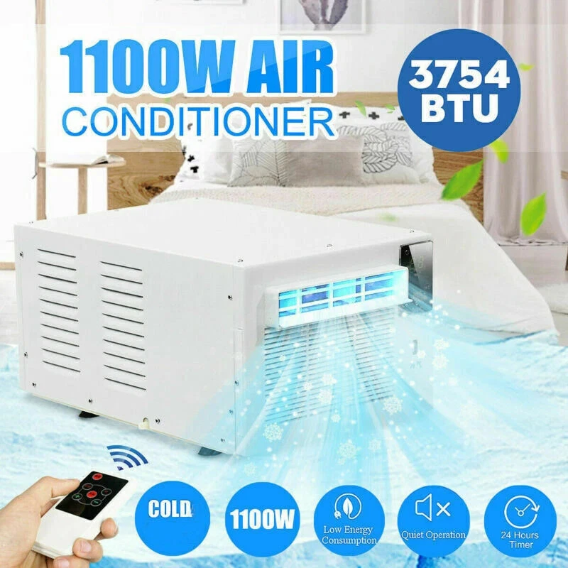 1100W 3754BTU Tragbar Klimaanlage Klimageräte Heizgeräte Kühlung Luftkühler 220V - Bild 1 von 4