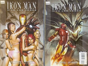 IRON MAN VIVA LAS VEGAS #1 & 2 MARVEL 2008 Favreau - Granov - Picture 1 of 8