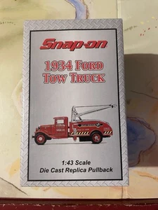 Snap-On 1934 Ford Tow Truck 1/43 Minicar Brand New Unopened - Picture 1 of 1