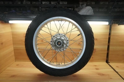 1987-2000 Yamaha TW200 OEM Front Wheel Original Bridgestone Tire 2JX-25111-00-00 - Image 1 of 4