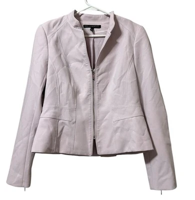 White House Black Market Size 8 Womens Jacket Zip Periwinkle Career Office City - Image 1 of 4