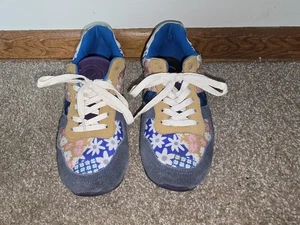 Inkkas Hendrix Joggers Sneakers Multi Color Floral Sz. Women's 9 Men's 7 Shoes - Picture 1 of 8