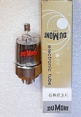 Tubo de vacío 6883A DuMont NOS lado O getter, probado B&K 747B - combinará envío Foto 1 de 3