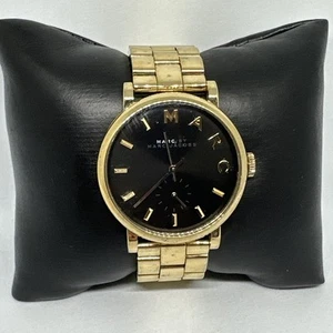 Marc By Marc Jacobs Baker MBM3355 Women Gold Stainless Steel Analog Watch HME564 - Picture 1 of 11