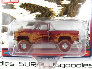 2022 Auto World Muddin' USA Lifted Muddy 1983 CHEVROLET SILVERADO K10 Ultra Red - Picture 1 of 13