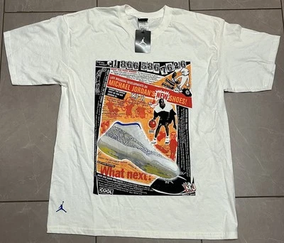 Camiseta vintage NIKE AIR JORDAN para hombre, NUEVA CON ETIQUETA, TALLA L Foto 1 de 4