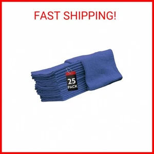 Nabob Wipers Auto Mechanic Shop Towels 25 Pack Bulk Shop Rags 100% Cotton Size 1 - Picture 1 of 2