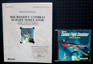 "COMBAT FLIGHT SIMULATOR "  PC Game  WIN 98/XP Microsoft Vintage 1998 - Picture 1 of 6