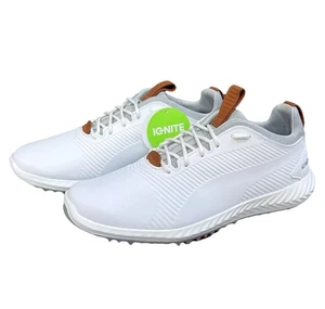 Puma Ignite Junior Golfschuhe Weiß Größe UK 4 NEU  - Bild 1 von 6