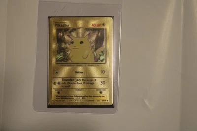 Pikachu - (Tarjeta de Metal de Celebraciones) 058/102 Tarjetas y Productos Varios Holo Foto 1 de 4