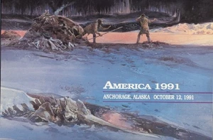 #C131-C1 50c America 1991 AM Stamp First Day Ceremony Program - Picture 1 of 2