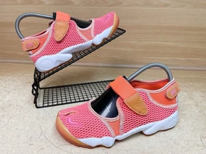 Nike Air Rift BR Breathe Split Toe Trainers Size Uk 5.5 Woman’s Pink Crimson - Picture 1 of 20