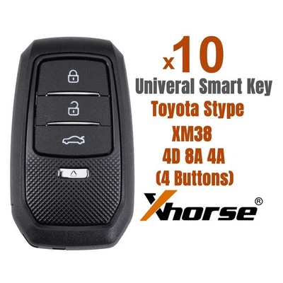 Xhorse Universal Smart Remote Key 4D 8A 4A 4 Buttons for Toyota XM38 XSTO01EN - Image 1 of 4