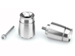 Puig Silver Sport Bar Ends Suzuki TL 1000 S 1997-2000 - Picture 1 of 3
